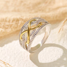 FuAttract Self-Love Energy Emotional Healing Infinity Adjustable Ring  - image 1