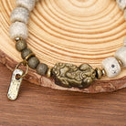 FuAttract Protection & Wealth Yak Bone Golden Obsidian Pixiu Energy Power Bracelet  - image 5