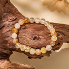 FuAttract Abundance & Positivity Energy Yellow Glue Flower Pixiu Bracelet  - image 4
