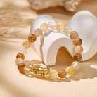 FuAttract Abundance & Positivity Energy Yellow Glue Flower Pixiu Bracelet  - image 1