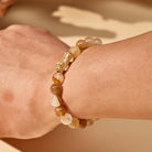 FuAttract Abundance & Positivity Energy Yellow Glue Flower Pixiu Bracelet  - image 5