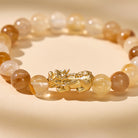 FuAttract Abundance & Positivity Energy Yellow Glue Flower Pixiu Bracelet  - image 6
