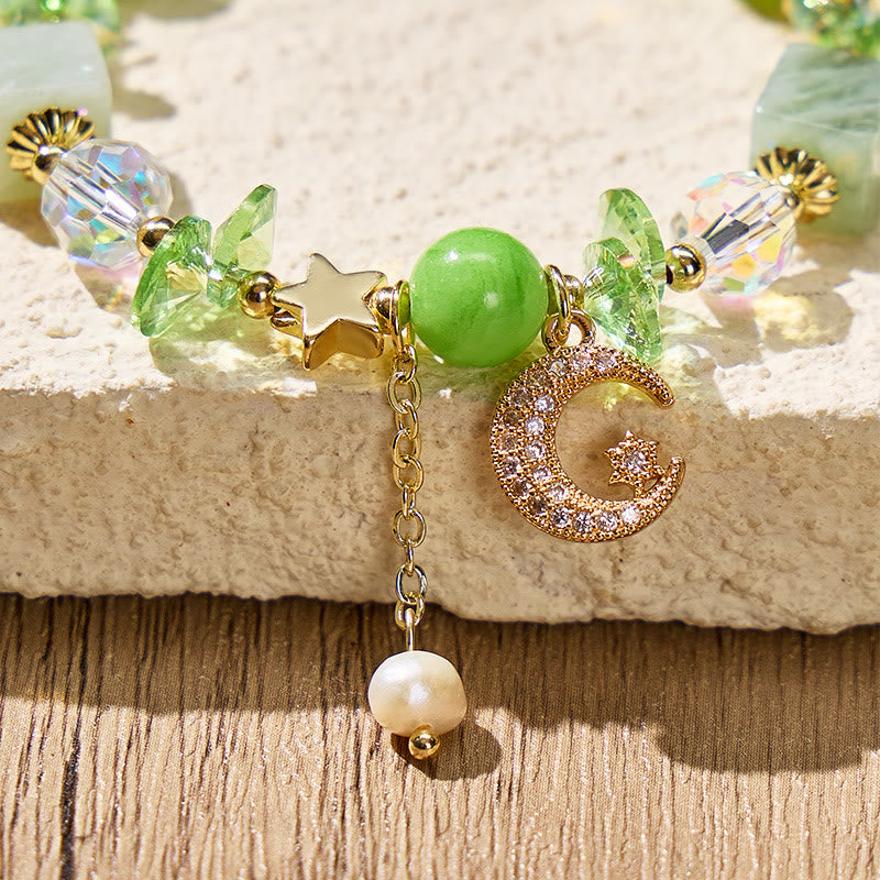 FuAttract Calm Energy & Emotional Balance Crescent Moon Crystal Bracelet - image 3