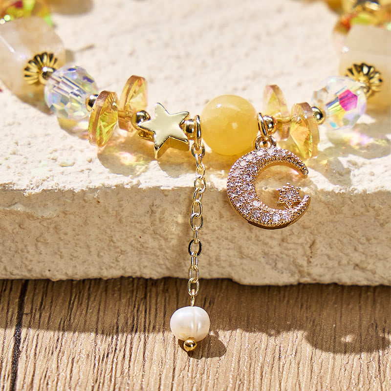 FuAttract Calm Energy & Emotional Balance Crescent Moon Crystal Bracelet - image 10