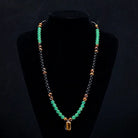 FuAttract Black Obsidian Green Aventurine & Tiger's Eye Necklace – Protection Growth & Courage  - image 4