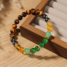 FuAttract Protection Courage Focus & Grounding Black Onyx & Tiger's Eye Bracelet  - image 2