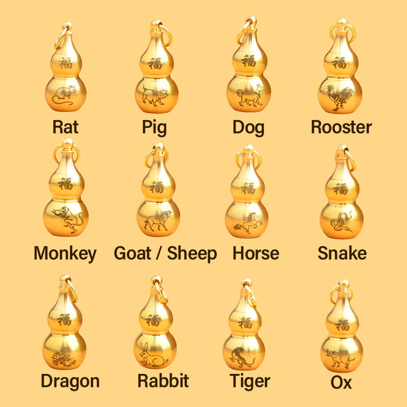 FREE Today: Fortune Protection Prosperity Flow Brass Chinese Zodiac Keychain with Pixiu - image 4