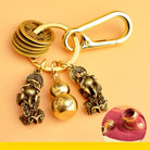 FREE Today: Fortune Protection Prosperity Flow Brass Chinese Zodiac Keychain with Pixiu - image 1