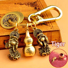 FREE Today: Fortune Protection Prosperity Flow Brass Chinese Zodiac Keychain with Pixiu - Tiger - image 15