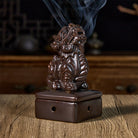 FuAttract Prosperity & Energy Pixiu Wealth Ceramic Incense Burners Desktop Ornaments - Black - image 6
