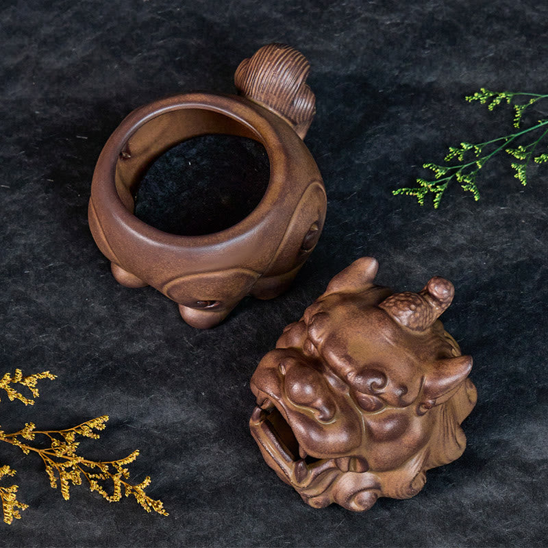 FuAttract Ceramic Wealth Attraction Decor Pixiu Incense Burners for Home Ritual  - image 10