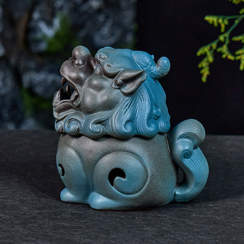 FuAttract Ceramic Wealth Attraction Decor Pixiu Incense Burners for Home Ritual  - image 1