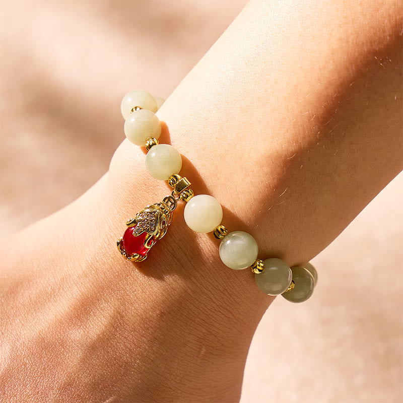 FuAttract Wealth Protection Grounded Energy Flow Shetai Jade Agate Pixiu Bracelet - image 6