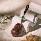 FuAttract Protective Wealth Luck Lightning-Struck Jujube Wood Pixiu Keychain - image 3