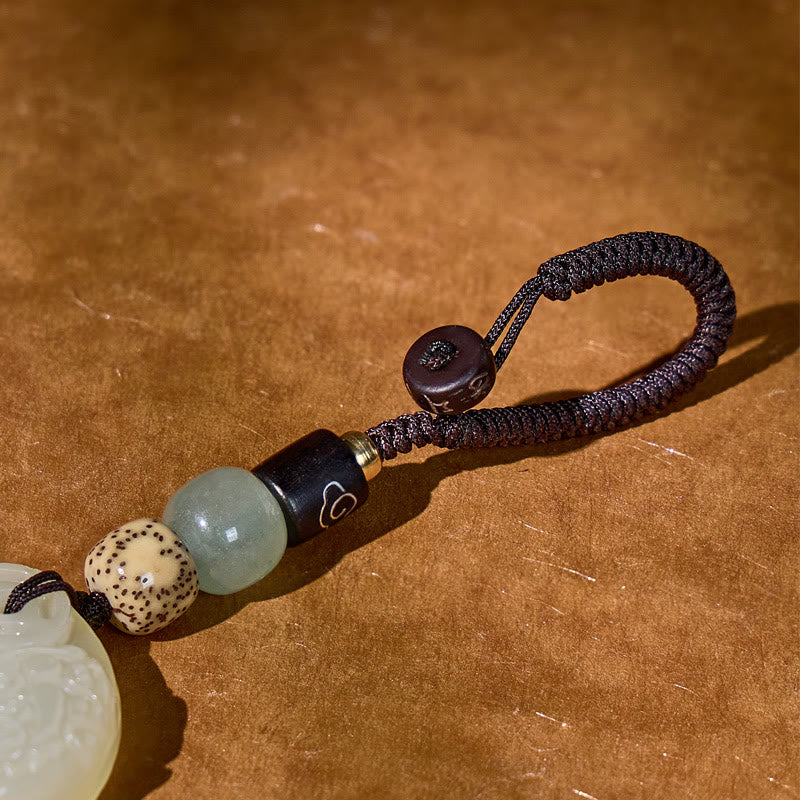 FuAttract Hetian Jade Pixiu Keychain – Ping An Buckle for Wealth & Fortune - image 6