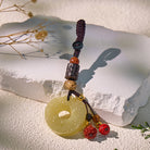 FuAttract Harmony & Protection Hetian Jade Ping An Buckle Pixiu Keychain  - image 13