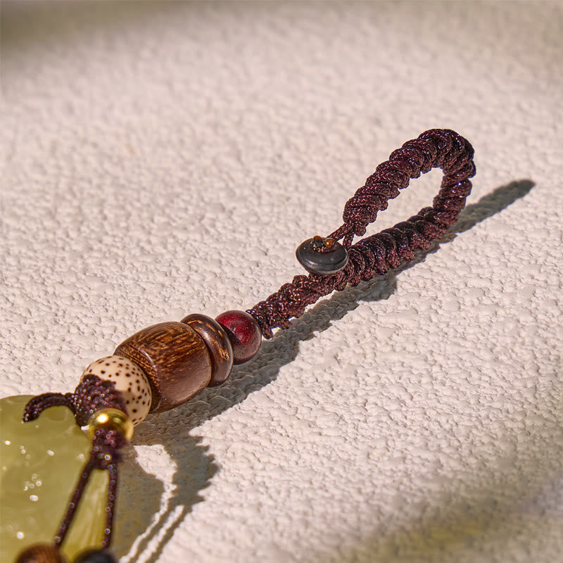 FuAttract Harmony & Protection Hetian Jade Ping An Buckle Pixiu Keychain  - image 19