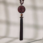 FuAttract Peach Wood Pixiu Car Hanging Decor – Protection & Wealth Flow Bodhi Seed Tassel - image 11