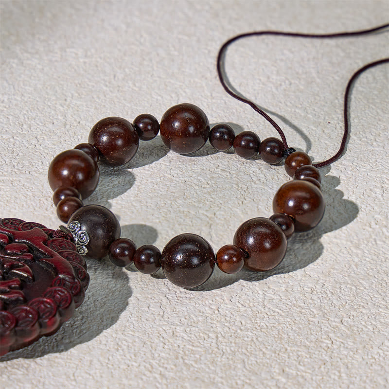 FuAttract Peach Wood Pixiu Car Hanging Decor – Protection & Wealth Flow Bodhi Seed Tassel - image 13