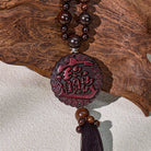 FuAttract Peach Wood Pixiu Car Hanging Decor – Protection & Wealth Flow Bodhi Seed Tassel - image 12