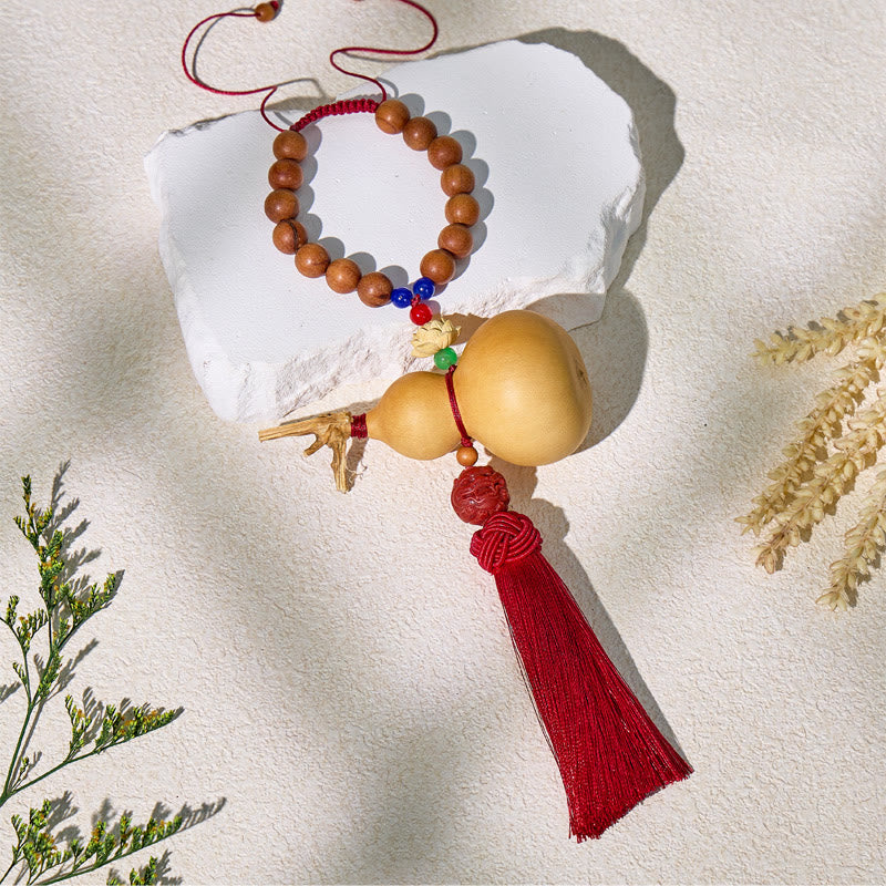 FuAttract Cinnabar Pixiu Peach Wood Car Hanging Decor – Calm Focus & Wealth Energy  - Wine Red - image 6