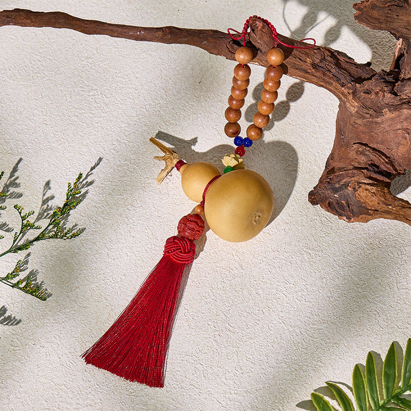 FuAttract Cinnabar Pixiu Peach Wood Car Hanging Decor – Calm Focus & Wealth Energy  - image 7