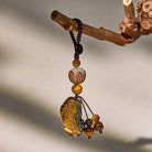 FuAttract Tiger's Eye Lotus Pixiu Keychain – Wealth Protection Energy  - image 1