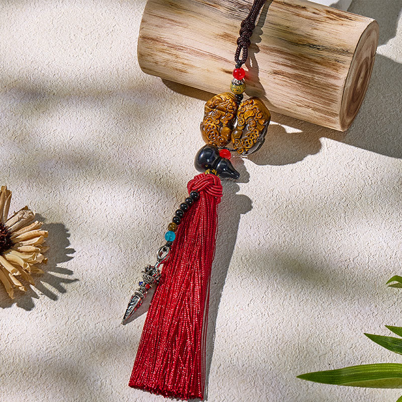 FuAttract Tiger's Eye Pixiu Car Hanging Decor – Courage & Wealth Protection Energy - image 8