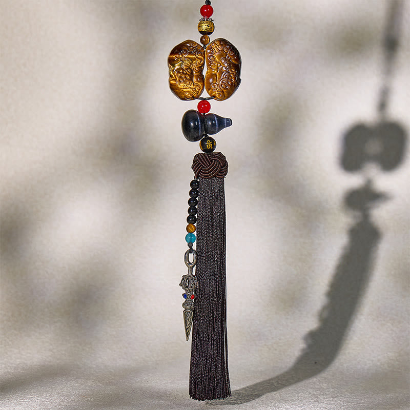 FuAttract Tiger's Eye Pixiu Car Hanging Decor – Courage & Wealth Protection Energy - image 4