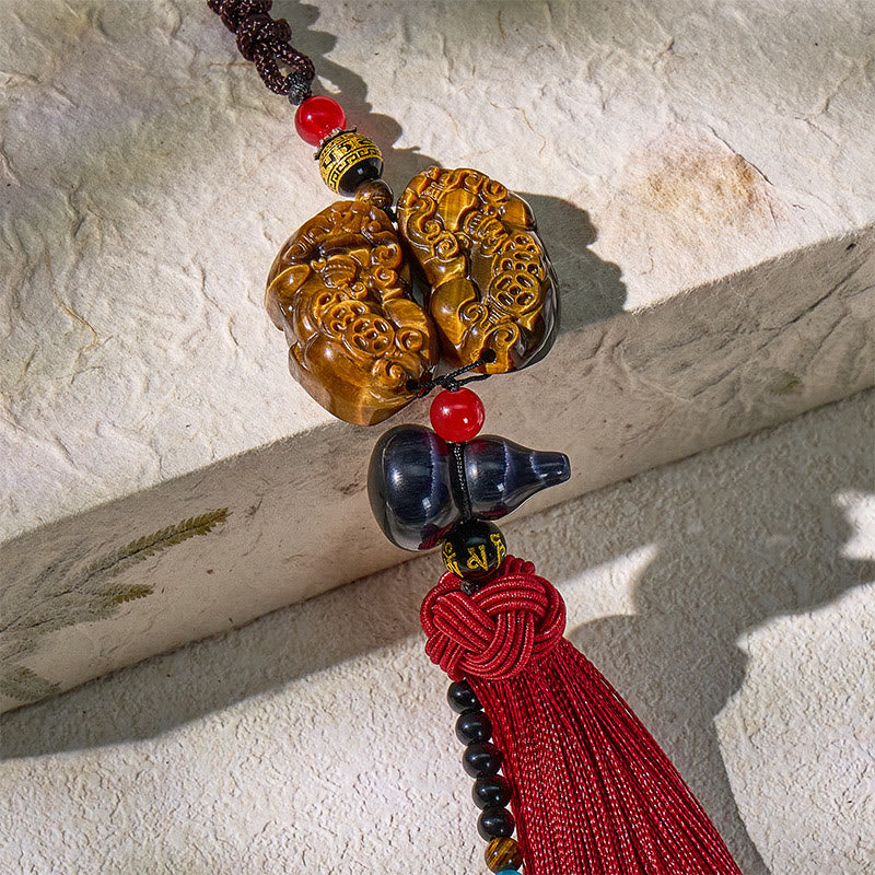 FuAttract Tiger's Eye Pixiu Car Hanging Decor – Courage & Wealth Protection Energy - image 9