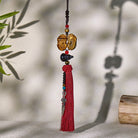FuAttract Tiger's Eye Pixiu Car Hanging Decor – Courage & Wealth Protection Energy - Red Tassel - image 7