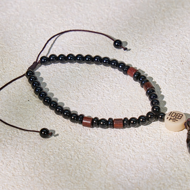 FuAttract Protection Grounding & Wealth Energy Black Obsidian Pixiu Car Hanging Decor  - image 4