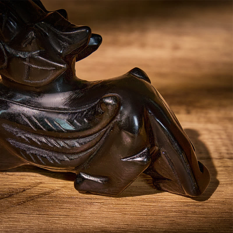 FuAttract Black Obsidian Pixiu Decoration – Protection & Wealth Energy for Home & Office - image 4