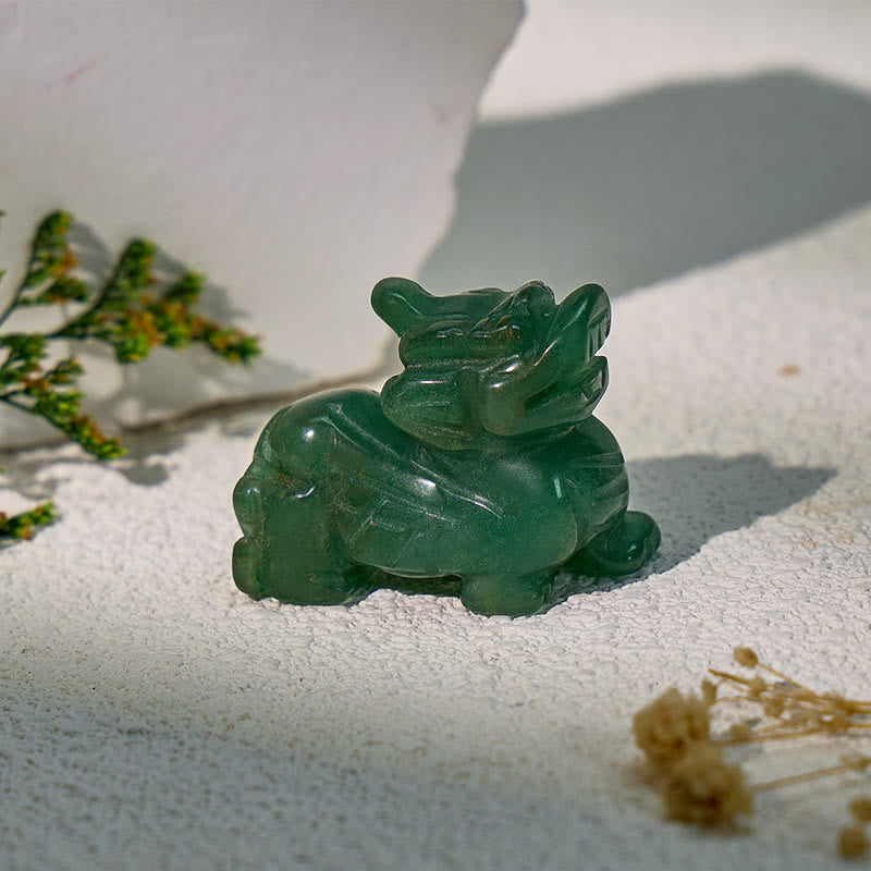 FuAttract Green Aventurine Pixiu Decoration – Growth Luck & Wealth Energy  - image 2