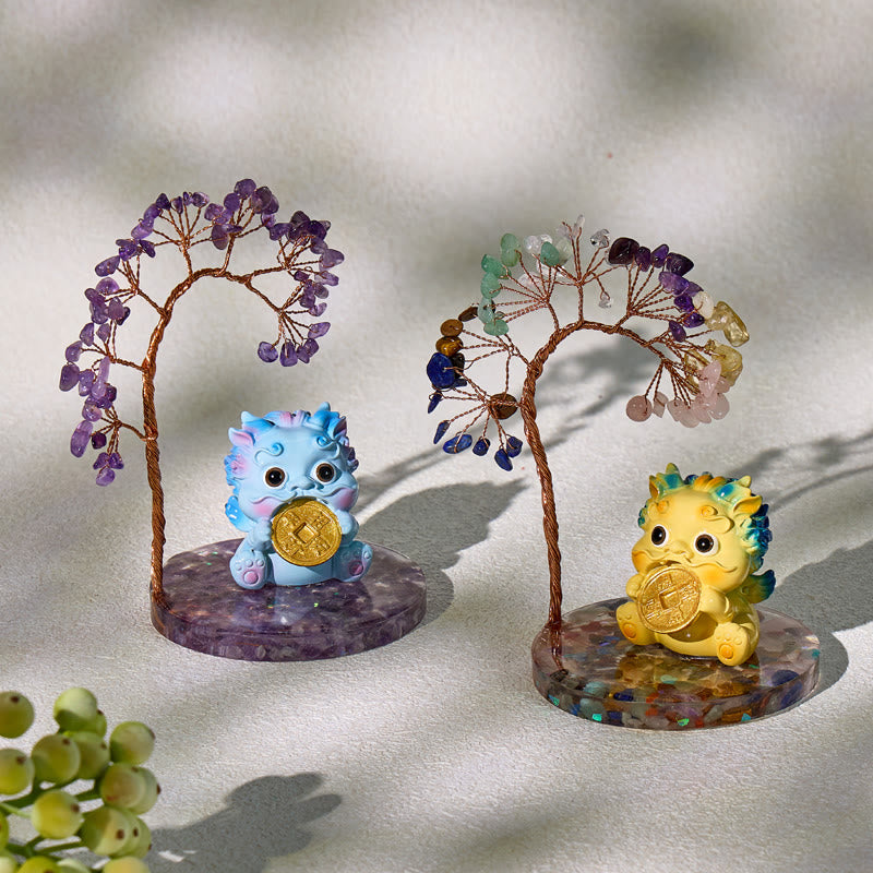 FuAttract Amethyst Citrine & Five Elements Pixiu Ornament – Harmony & Wealth Energy Decoration - image 9