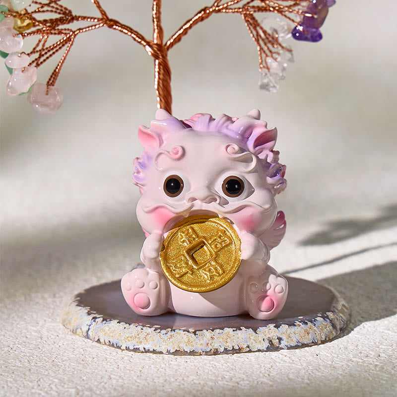 FuAttract Seven Chakra Crystal Agate Pixiu Ornament – Balance & Wealth Attraction - image 3