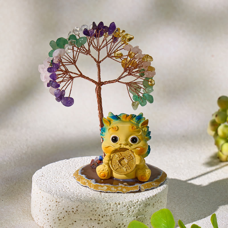 FuAttract Seven Chakra Crystal Agate Pixiu Ornament – Balance & Wealth Attraction - image 6