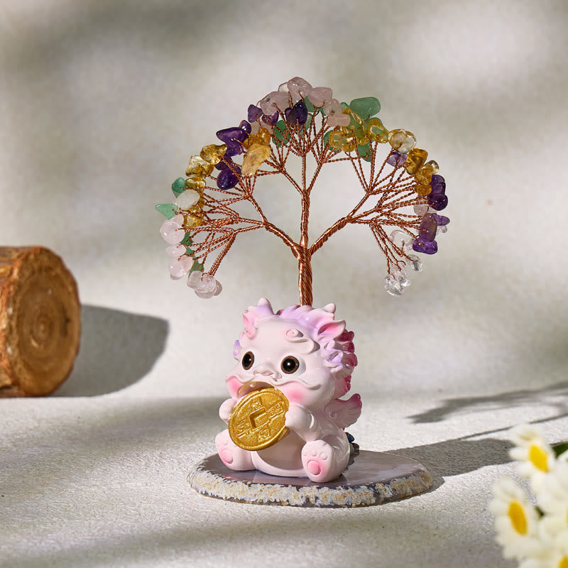 FuAttract Seven Chakra Crystal Agate Pixiu Ornament – Balance & Wealth Attraction - image 2