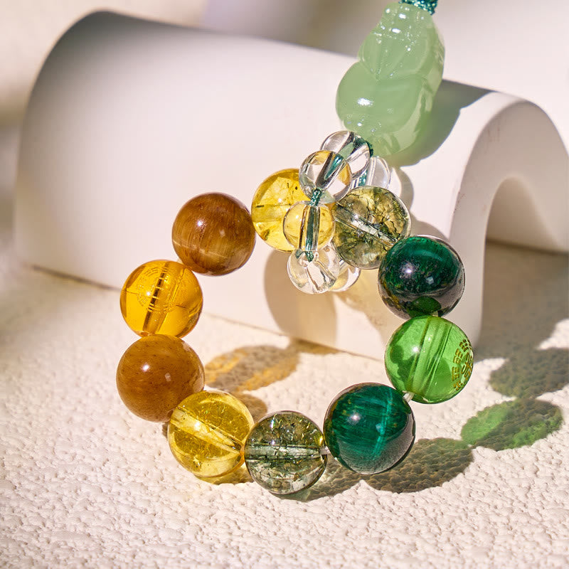 FuAttract Multi Crystal Pixiu Keychain – Five Elements Energy Balance Protection & Wealth Attraction - image 3