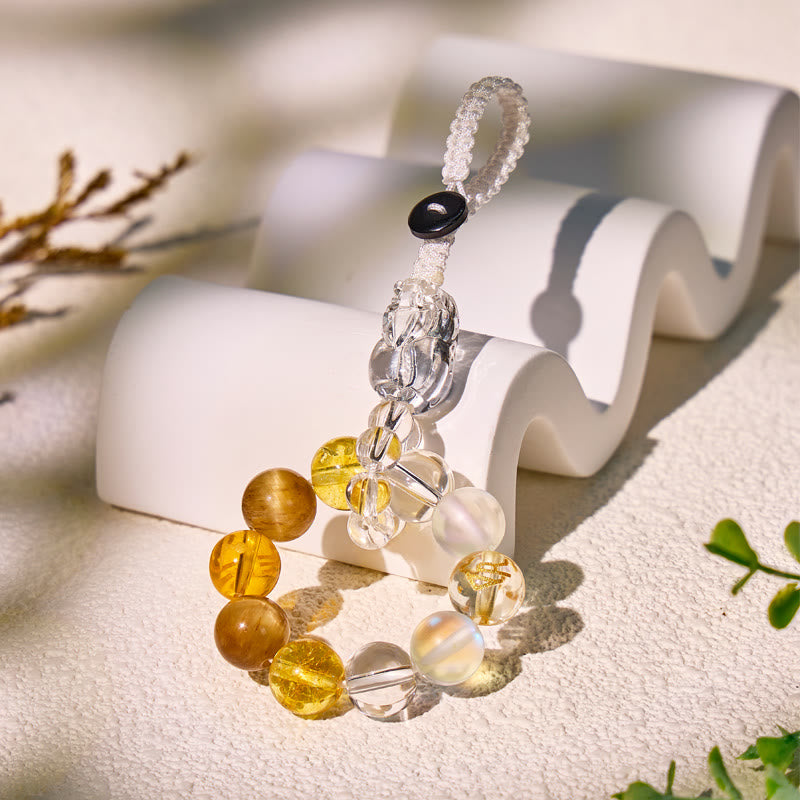 FuAttract Multi Crystal Pixiu Keychain – Five Elements Energy Balance Protection & Wealth Attraction - image 16