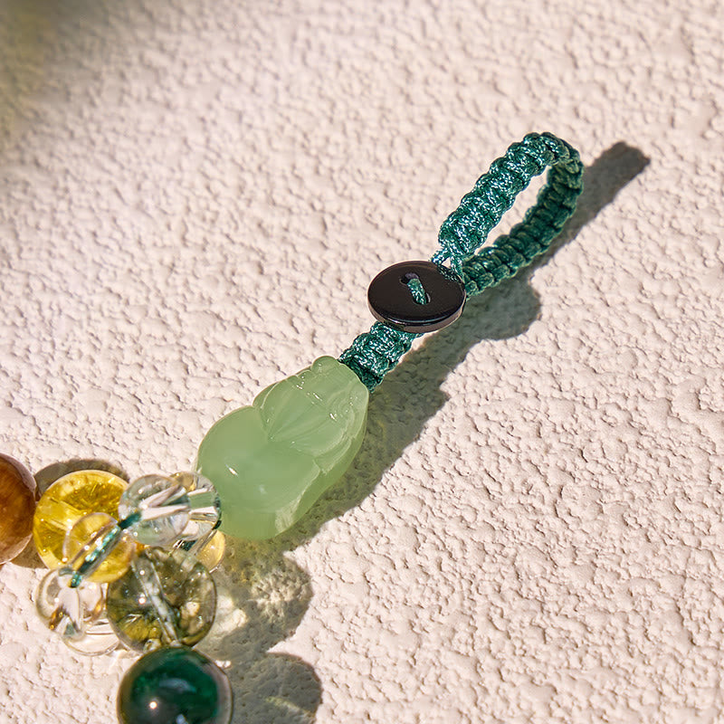 FuAttract Multi Crystal Pixiu Keychain – Five Elements Energy Balance Protection & Wealth Attraction - image 4