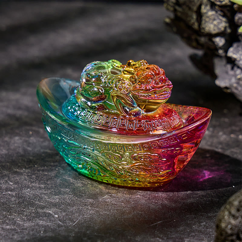 FuAttract Wealth Positive Energy Flow Citrine Pixiu Decoration for Home & Office - Multicolor - image 7