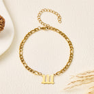 FuAttract Angel Numbers Bracelet – Stainless Steel Symbol of Destiny & Guidance - Gold - 111 - image 0