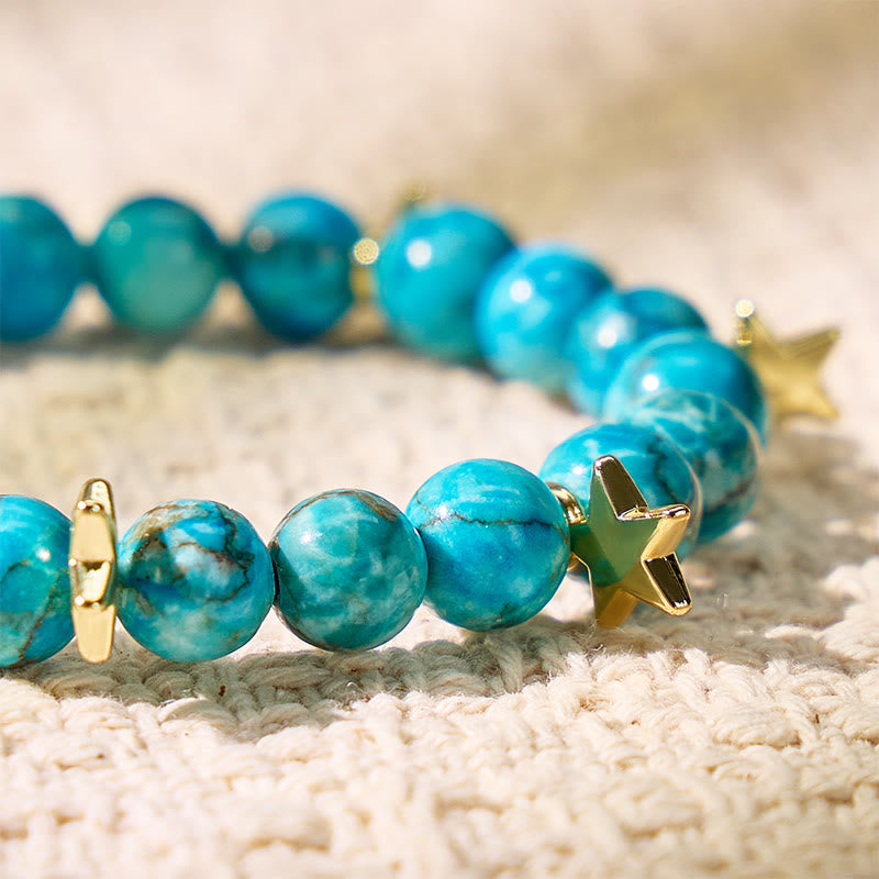 FuAttract Growth Transformation & Energy Flow African Turquoise Bracelet  - image 5