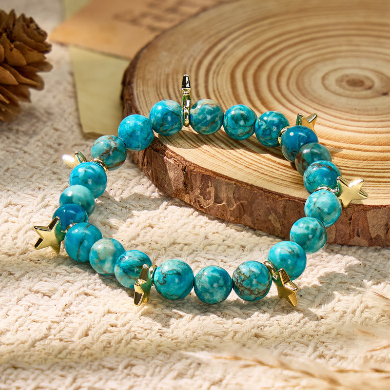 FuAttract Growth Transformation & Energy Flow African Turquoise Bracelet  - image 2