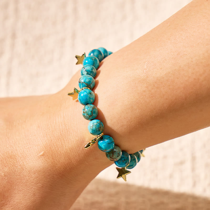 FuAttract Growth Transformation & Energy Flow African Turquoise Bracelet  - image 3
