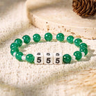 FuAttract Angel Numbers Bracelet – Green & White Agate Ceramic for Destiny Guidance - 555 - image 13