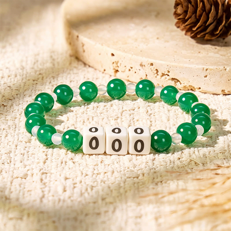 FuAttract Angel Numbers Bracelet – Green & White Agate Ceramic for Destiny Guidance - 000 - image 9