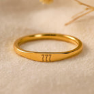 FuAttract Angel Numbers Stainless Steel Adjustable Ring for Destiny Guidance & Strength - image 6