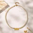 FuAttract Destiny Guidance & Harmony Pearl & Stainless Steel Angel Numbers Necklace - image 5